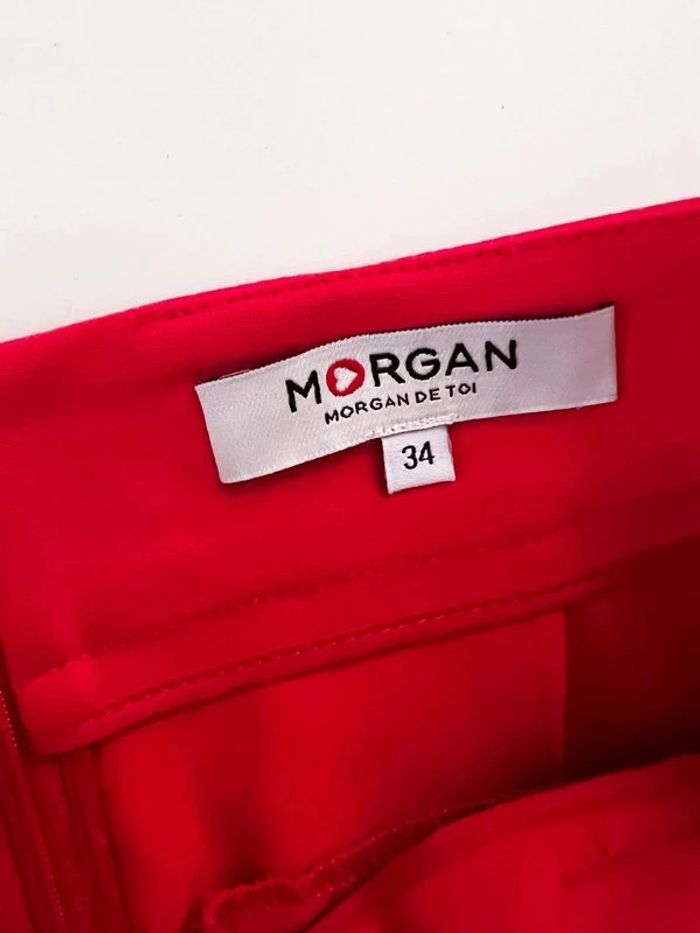 Jupe courte doublée à boutons dorés taille 34 Morgan neuve sans étiquette - photo numéro 6