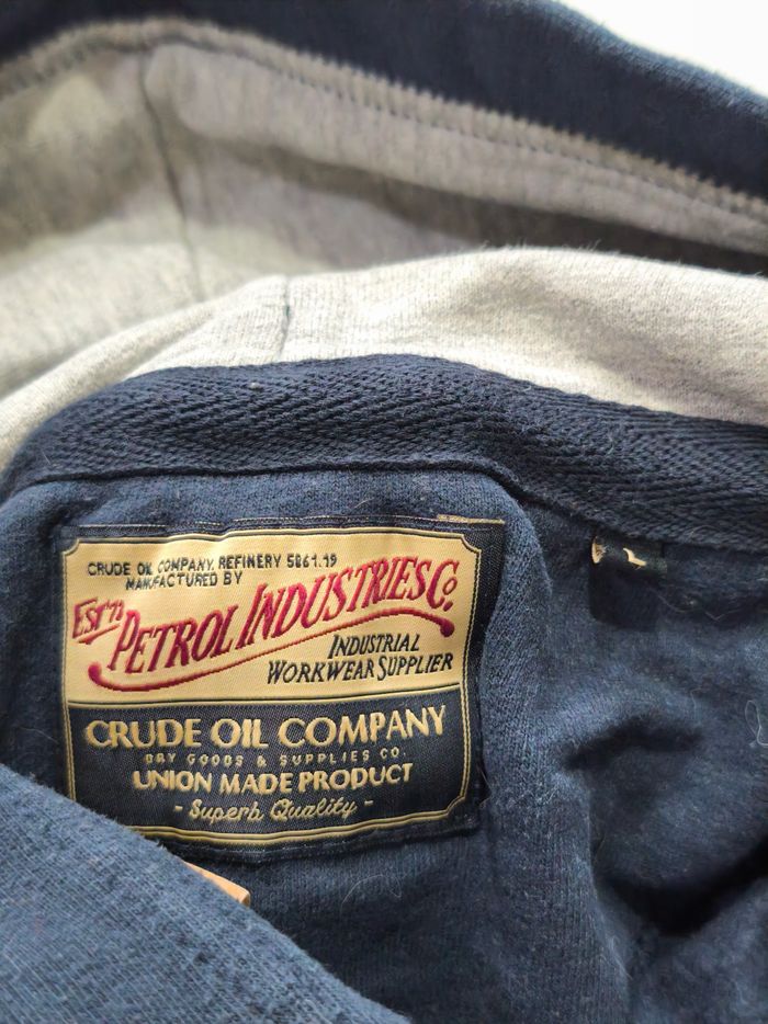 Hoodies Marine taille L pétrol industries - photo numéro 3