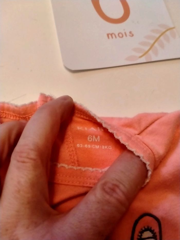 Lot de 2 pyjamas bébé Taille 6 mois - photo numéro 4