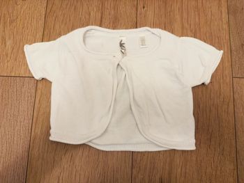 Boléro Okaïdi blanc en 5ans