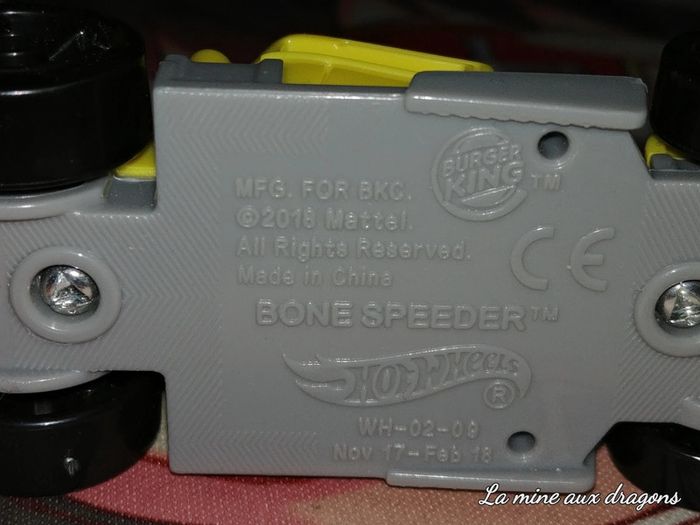 Voiture Hot Wheels 2018 Mattel Burger King - photo numéro 2