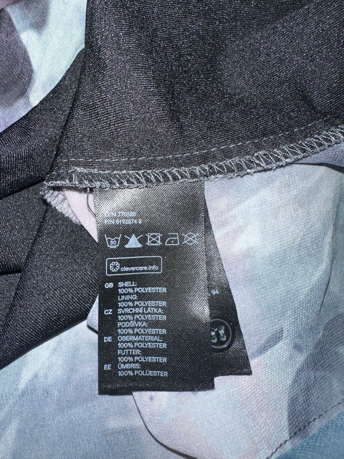 Chemisier drapé bijoux pierres précieuses H&M T40 L - photo numéro 3