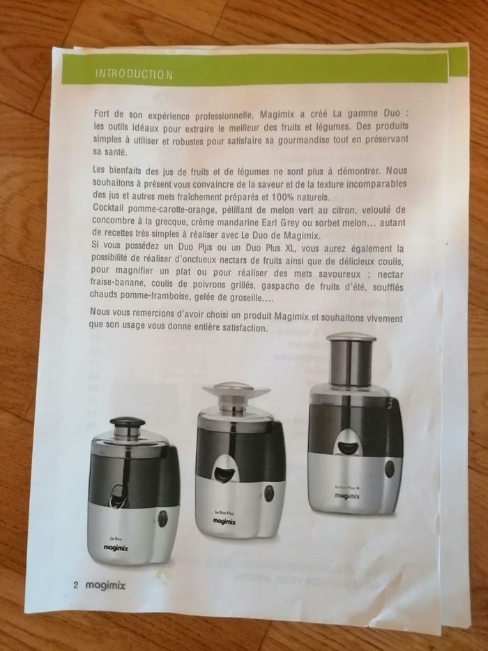 Extracteur de jus le duo plus XL Magimix - photo numéro 4