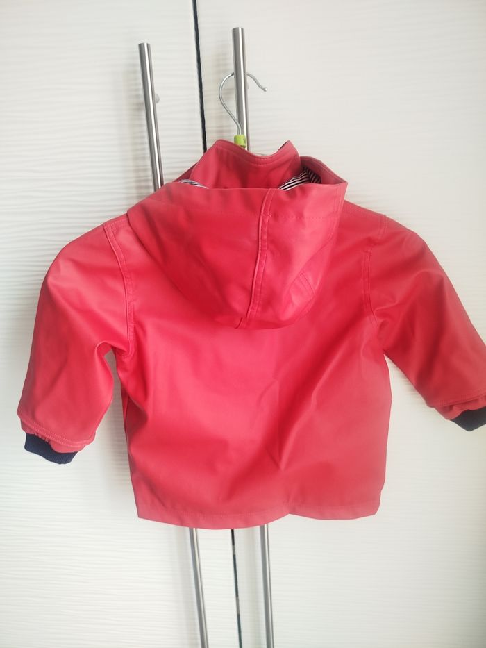 Ciré rouge bordeaux fille petit bateau 12 mois - photo numéro 10