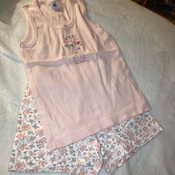 Pyjama short, petit bateau, six ans