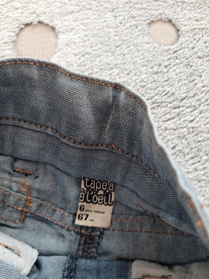 Lot de 2 jeans 6 mois - photo numéro 7