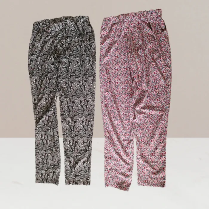2 magnifiques pantalons en toiles légés - U Collection - taille 14 ans - photo numéro 2