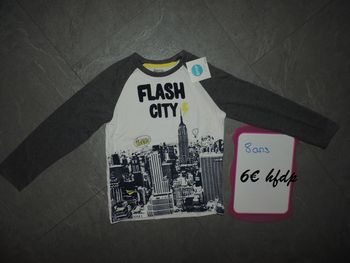 tee shirt taille 8 ans