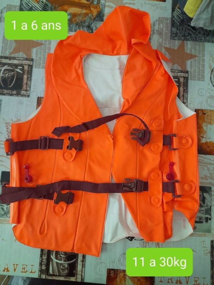 gilet de sauvetage 1 à 6 ans