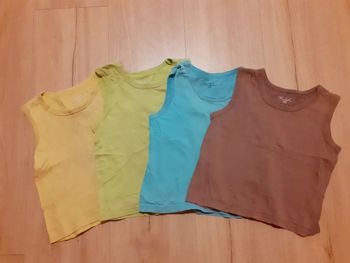 4 débardeurs - 3 ans