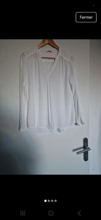 Chemise blanche camaïeu
