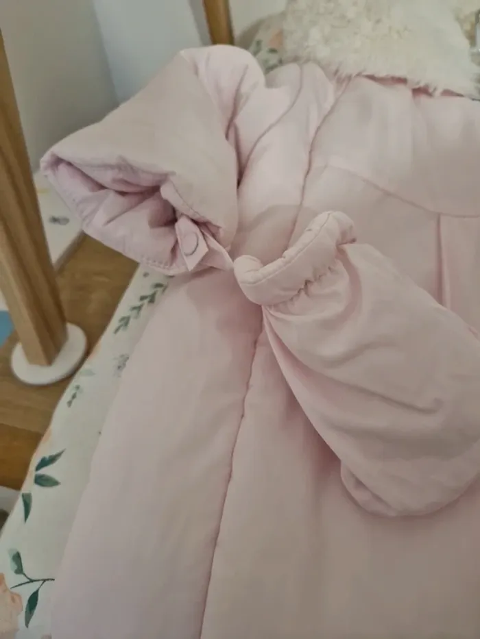 Combinaison manteau bébé fille jacadi 6 mois - photo numéro 4