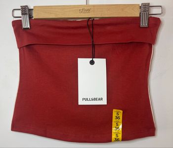 Croc-top bustier brique Pull & Bear