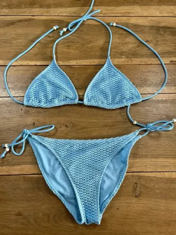 Maillot de bain bleu clair Primark