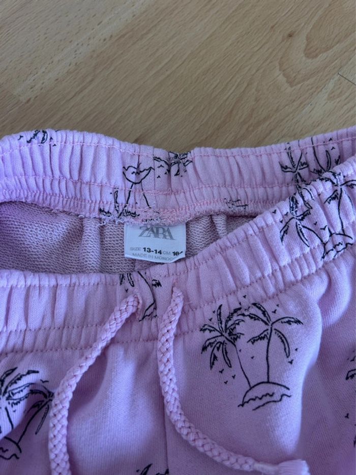 Short tropical rose 13-14 ans Zara - photo numéro 2