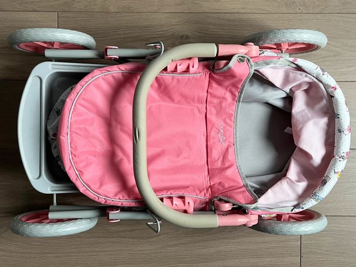 Landau pour poupons 36/42/52 cm avec guidon réglable, capote, canopy et sac à bandoulière Corolle 3+ - photo numéro 2