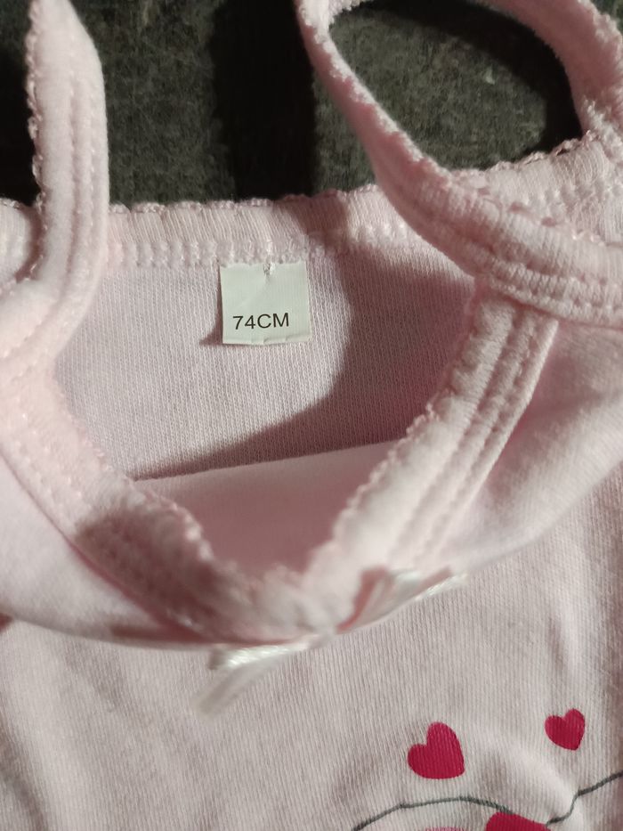 Body bretelles souris 74cm - photo numéro 3