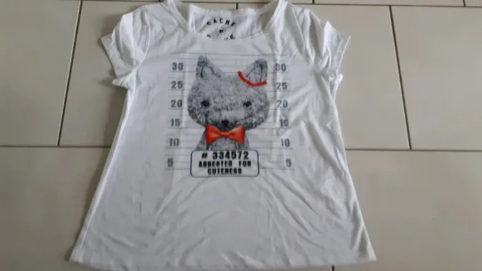 Tee-shirt'cache cache 'taille 0