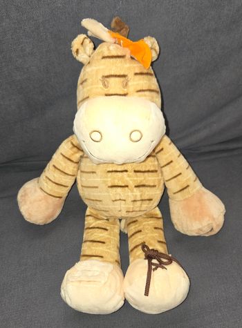 Doudou peluche zèbre Zamba éveil- 36 cm - Noukies