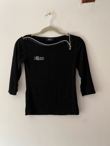 👕 Jolie T-shirt noir femme Taille M 👕