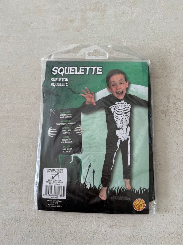 Déguisement Halloween garçon squelette