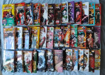 Lot De 38 Tomes Manga My Hero Académia collector inclus coffret tome 32 Neuf