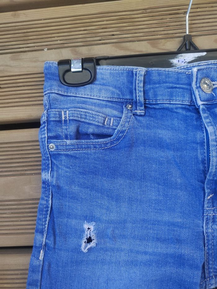 Jean Skinny Troué Taille Basse Bershka – Femme Taille S/36 – Look Y2K 🔥 - photo numéro 6