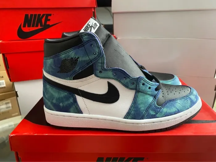 Jordan 1 rétro tie dye - photo numéro 3