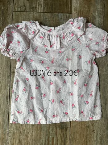 Blouse créatrice 5 ans