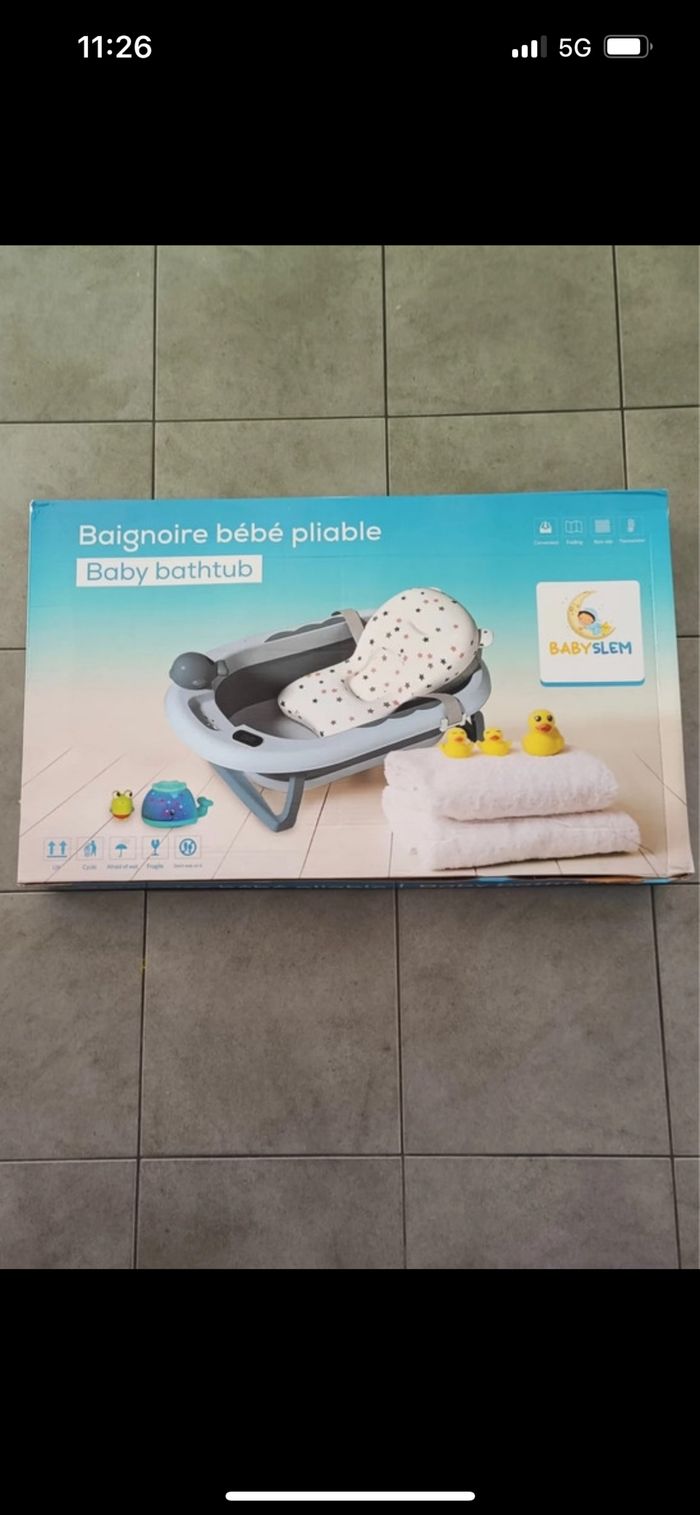 Baignoire bébé pliable - photo numéro 6