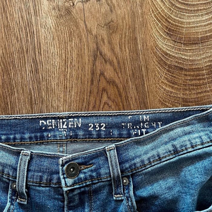 Jean/pantalon bleu délavé Levi's Denzen Slim, homme, taille : W 34 L 32 (44 taille française) - photo numéro 7