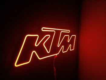 Lampe neon KTM