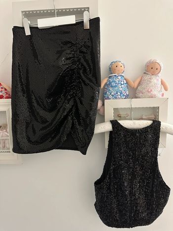 Ensemble jupe et top sequin