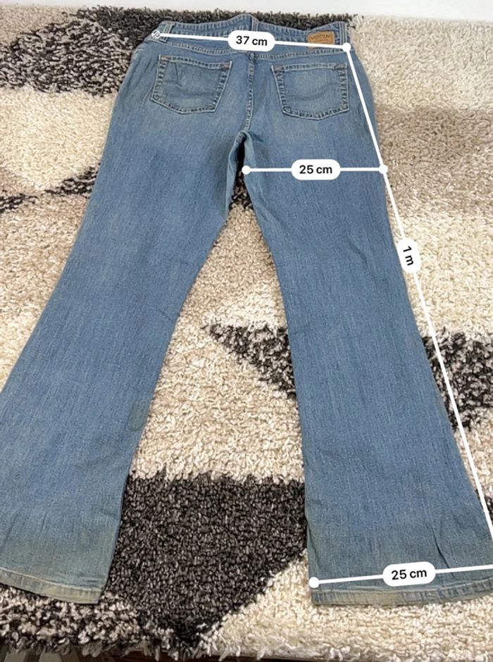 Jean Levis évasé pattes d’éléphant At Waist Bootcut bleu taille 12 / L - photo numéro 5