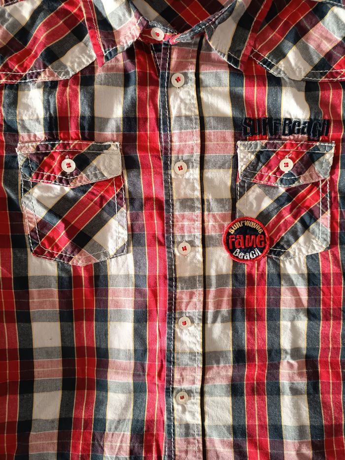 👔 Chemise Enfant Manches Courtes à Carreaux - 5 Ans - photo numéro 3