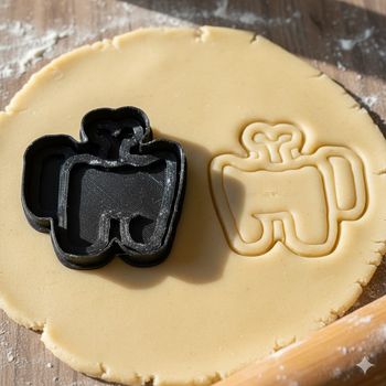 Emporte-pièce Among Us pour biscuit et pâtisserie créative - 8 cm