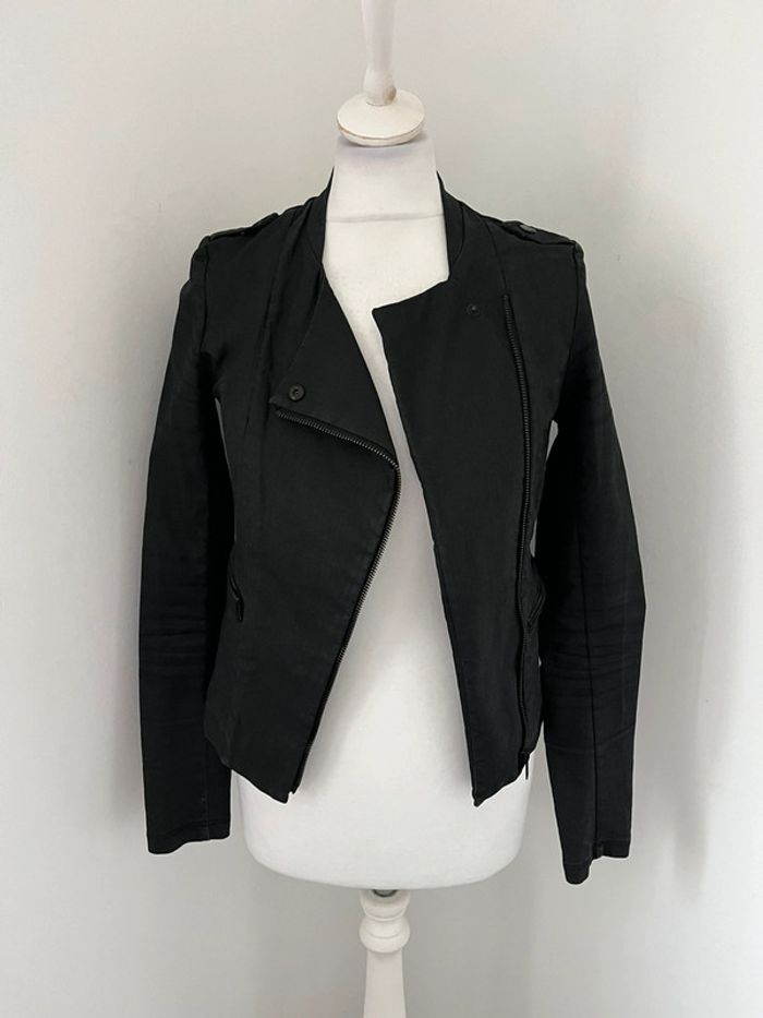 Veste noire ensuite one step S