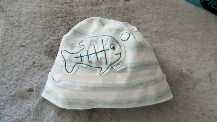 Bonnet nouveau né Marèse 43cm - photo numéro 2
