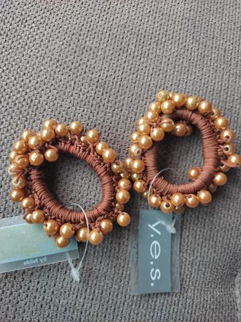 Lot de 2 élastiques avec perles