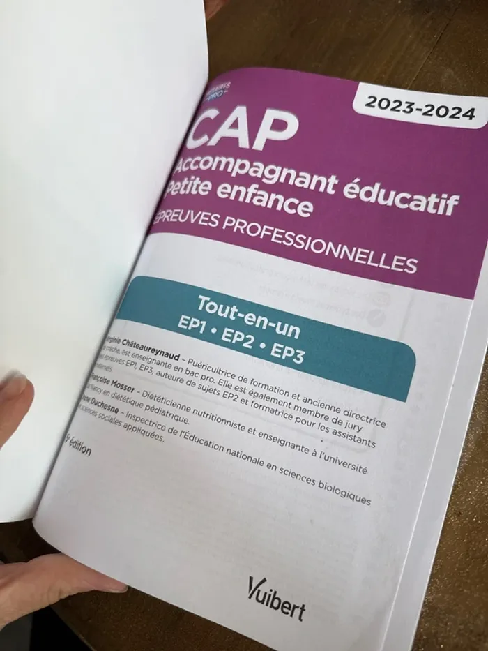 Livre CAP, accompagnant éducatif, petit enfance - photo numéro 5