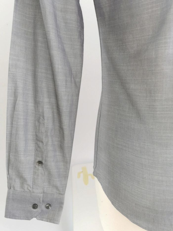 Chemise grise Albam manches longues Taille M - photo numéro 6