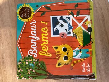 Livre à rabats « Bonjour ferme »