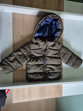 Manteau doudoune à capuche amovible 