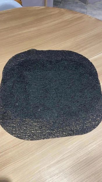 Lot 4 set de table noir