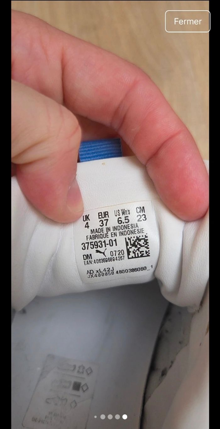 Basket Puma Cali sport taille 37 - photo numéro 8
