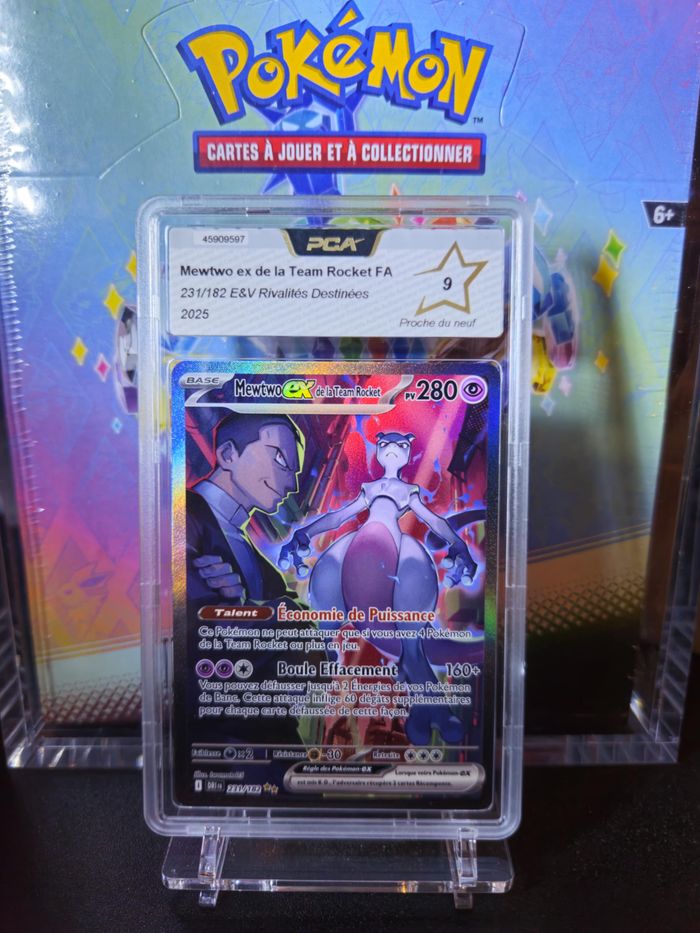 Mewtwo ex de la Team Rocket FA - PCA 9