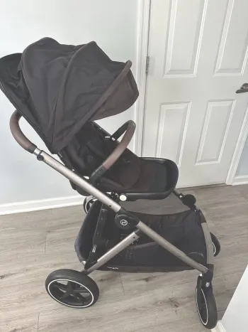 Cybex Gazelle S Poussette tout-en-un enfant/bébé, avec deux sièges noir lune