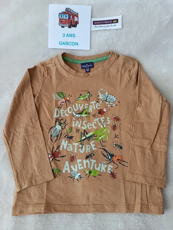 T-shirt 3 ans sergent major