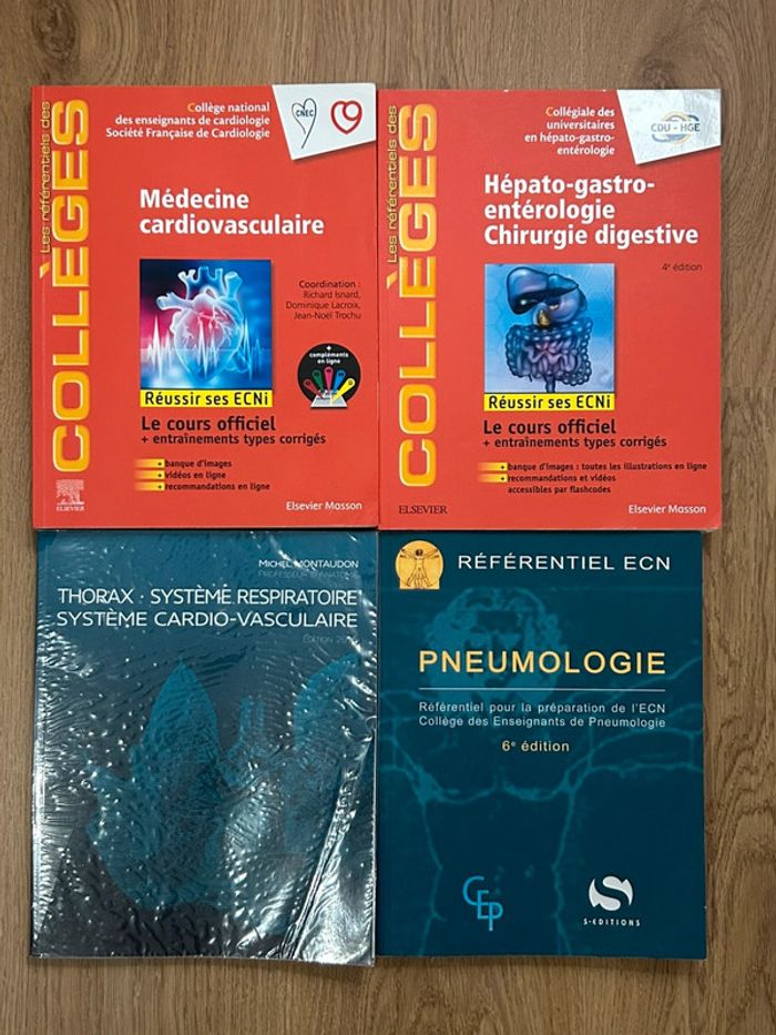 Lot livres référentiels pour ECN EDN