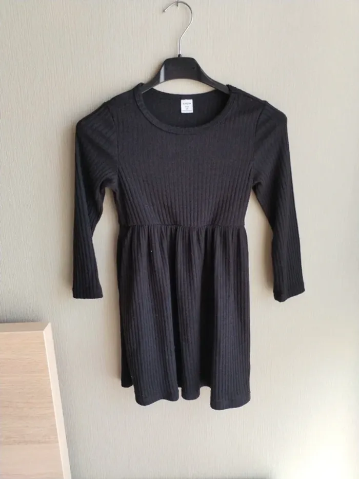 Robe fillette manche longue